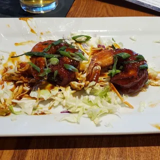 BBQ Bacon Wrapped Shrimp