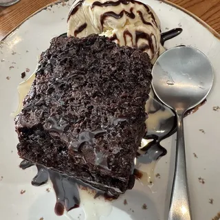 Smores chocolate Chip Brownie Sundae