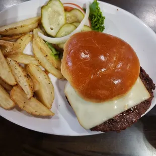 Bison burger