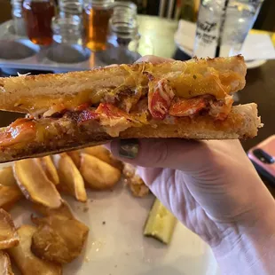 Lobster Grilled Cheese Sandwich