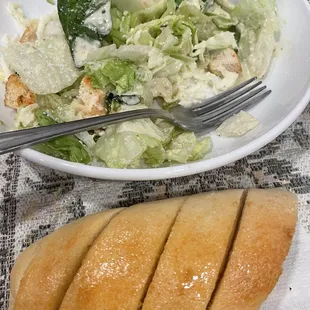 Fresh and tasty Caesar salad