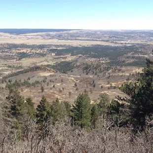 As far as the eye can see. Up to this point the trail is feasible and not too difficult.