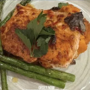 Honey Bourbon Salmon
