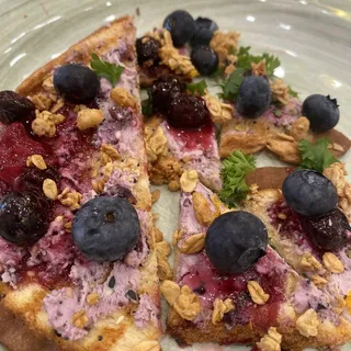 Blueberry Goat Cheese Toast