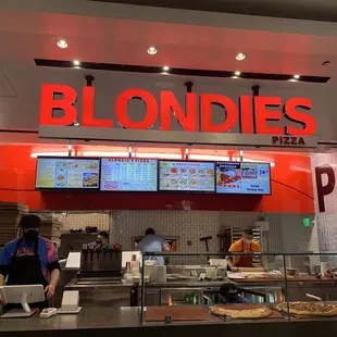 a man ordering a pizza