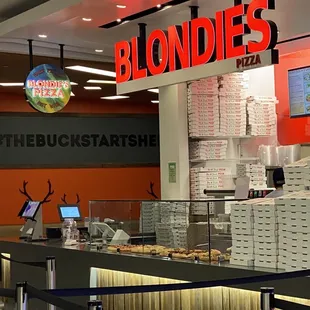 a view of the counter