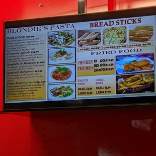 I ought to go for Blondie's Pasta!