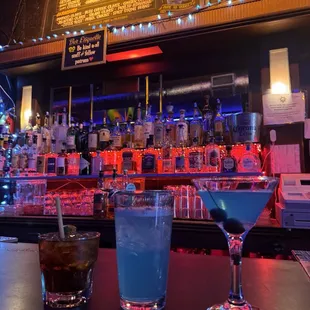 Deep blue funk and a double rum and coke