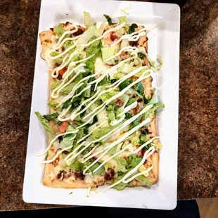 BLT pizza