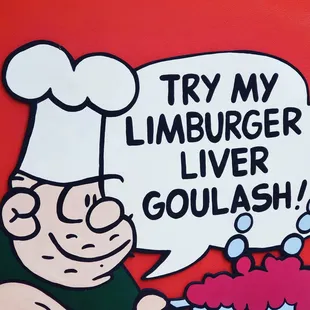 a cartoon chef with a plate of food