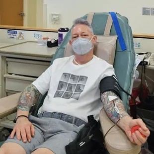 Donating Max Red