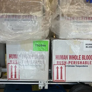 All packed and ready for delivery to Transylvania