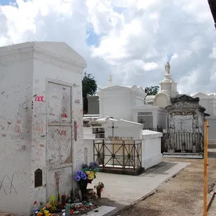 Tomb of Marie Laveau -Voodoo Queen of New Orleans. I bring tours here ,perform weddings here and it is  #1 visited spot