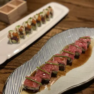 Toro Special Maki, Red Moon Roll (background)