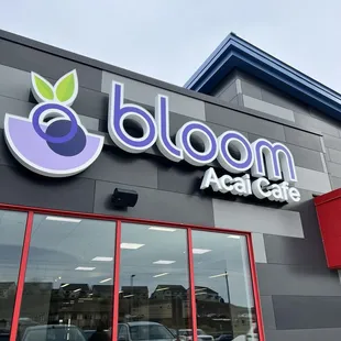 the front of the building