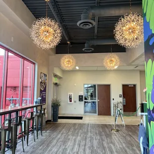 the interior of the restaurant