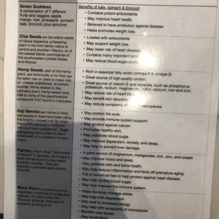 Different components