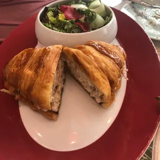 Honey Chicken Salad on House Baked Croissant