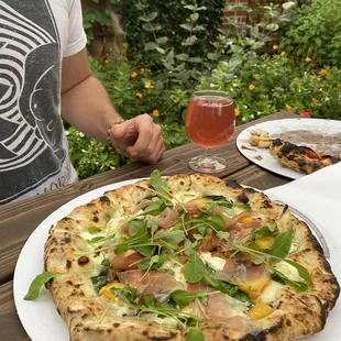 Great drink selection, this pizza was from a pop up.