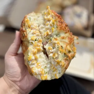 Delicious corn cheese