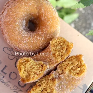 Sweet Potato Doughnuts ($2.75 each) - great!