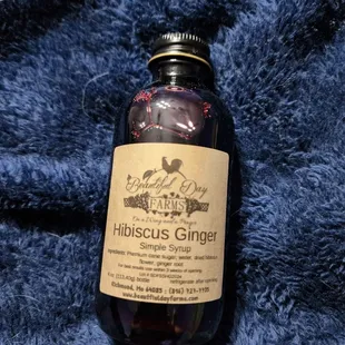 This is one of the flavored syrups we picked up over Thanksgiving.