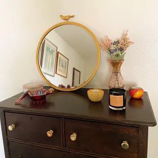 Birdie mirror that I repainted!