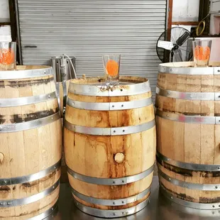 Barrel aged specialty beers