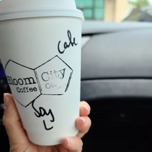 Soy milk latte