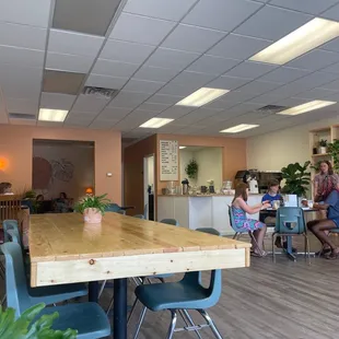 two people sitting at a table