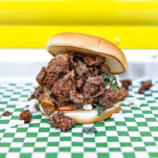 Oyster Mushroom Burger