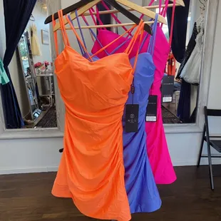 Neon Dresses available at Bloom Formals