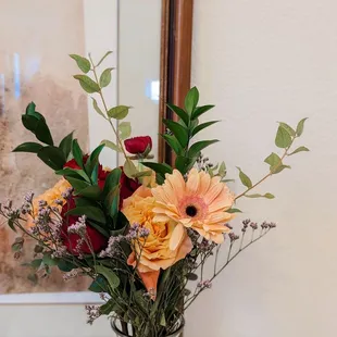 Bouquet picked up on Valentine's (my husband does not remember the name/type ha)