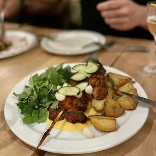 Lion&apos;s mane anticuchos