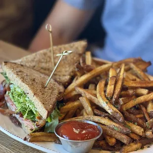BLT with fries.