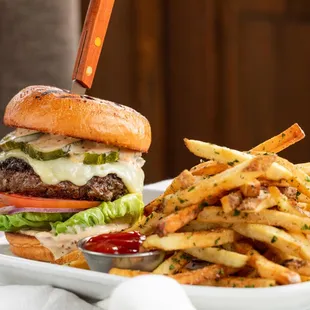 All American Wagyu beef burger