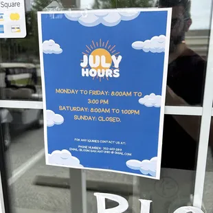 July Hours