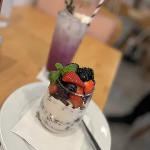 Yogurt Parfait from a diff visit
