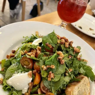 Burrata and Pancetta Salad