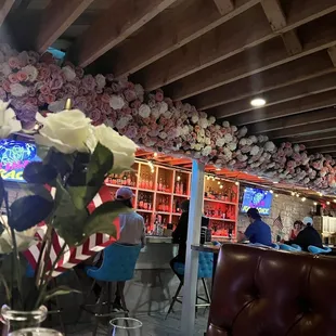 The place was more packed on the other end. Wanted to be in a quieter section.