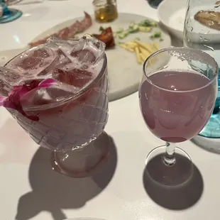 A shot and one of there cocktails