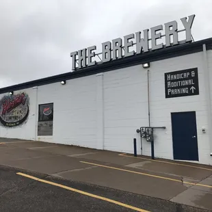 the exterior of the brewery