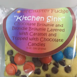 Total cluster fudge kitchen sink brownie