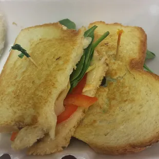 Veggie grilled cheese