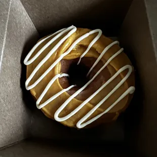 &quot;Punkin&quot; Head donut from Onion Maiden