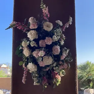 Beautiful bouquet in the back yard.