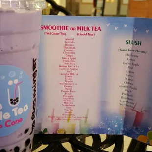 Taro Boba-Tea..my fave!