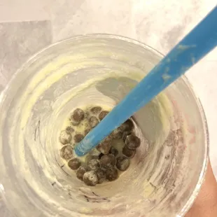 Extremely disappointing old, hardened tapioca.