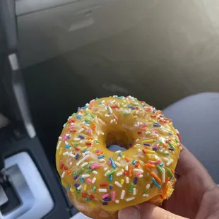 Lemon Icing Donuts