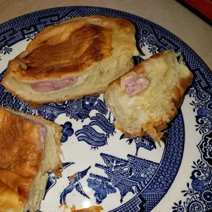 Ham and cheese croissant